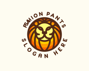 Lion Jungle Safari logo design