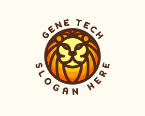 Lion Jungle Safari logo design