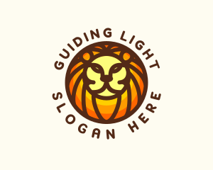 Lion Jungle Safari logo design