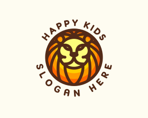 Lion Jungle Safari logo design