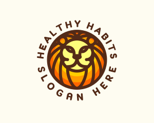 Lion Jungle Safari logo design