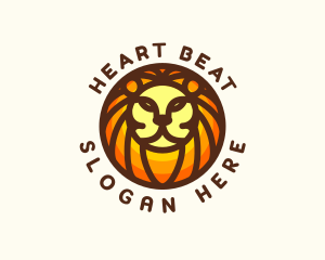 Lion Jungle Safari logo design