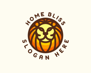 Lion Jungle Safari logo design