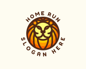 Lion Jungle Safari logo design