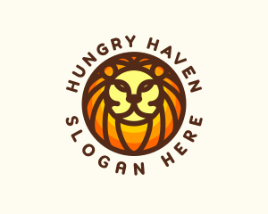 Lion Jungle Safari logo design