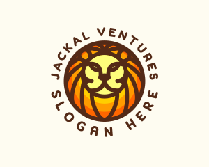 Lion Jungle Safari logo design