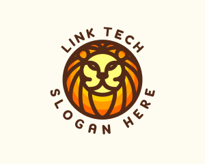 Lion Jungle Safari logo design