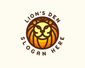 Lion - Lion Jungle Safari logo design