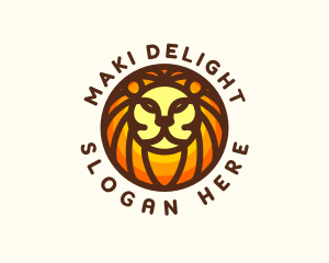 Lion Jungle Safari logo design