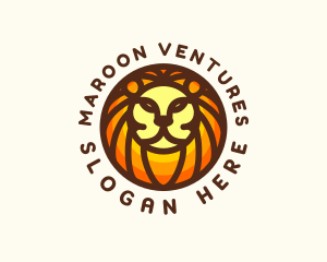 Lion Jungle Safari logo design