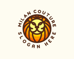 Lion Jungle Safari logo design