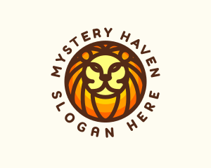 Lion Jungle Safari logo design