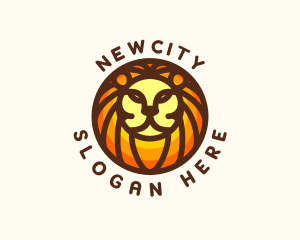 Lion Jungle Safari logo design