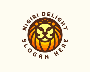 Lion Jungle Safari logo design