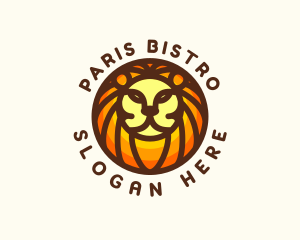 Lion Jungle Safari logo design