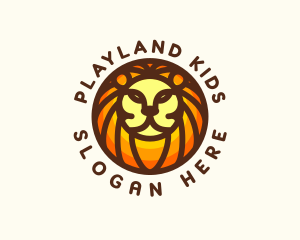 Lion Jungle Safari logo design