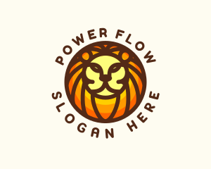 Lion Jungle Safari logo design