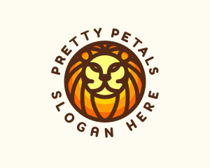 Lion Jungle Safari logo design