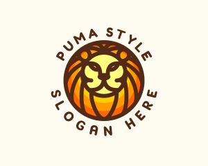 Lion Jungle Safari logo design