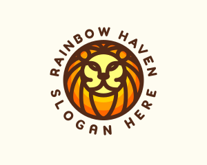 Lion Jungle Safari logo design