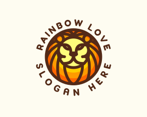 Lion Jungle Safari logo design