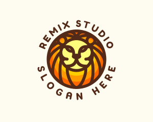 Lion Jungle Safari logo design