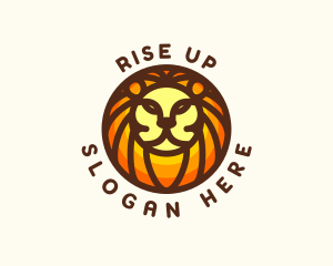 Lion Jungle Safari logo design