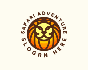 Lion Jungle Safari logo design