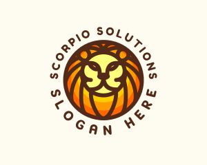 Lion Jungle Safari logo design