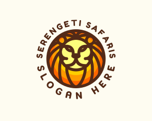 Lion Jungle Safari logo design