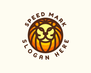 Lion Jungle Safari logo design