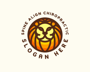 Lion Jungle Safari logo design