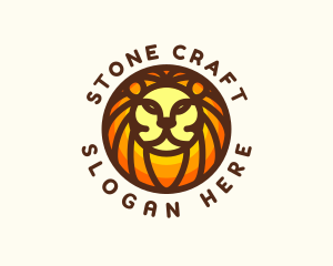 Lion Jungle Safari logo design