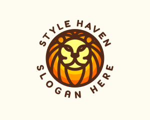 Lion Jungle Safari logo design