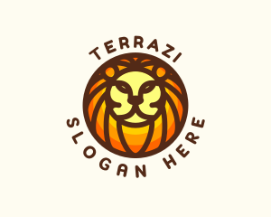 Lion Jungle Safari logo design