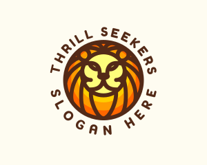 Lion Jungle Safari logo design