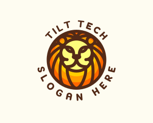 Lion Jungle Safari logo design