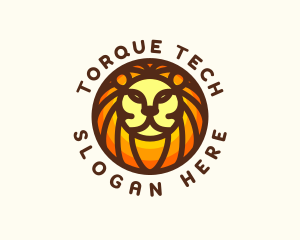 Lion Jungle Safari logo design