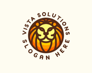 Lion Jungle Safari logo design