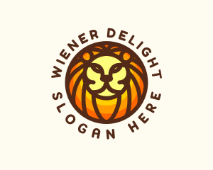 Lion Jungle Safari logo design