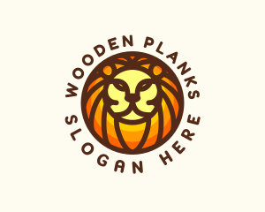 Lion Jungle Safari logo design