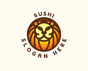 Lion Jungle Safari logo design