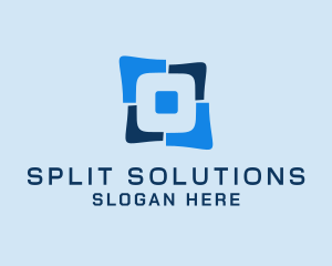 Split Shares Tech logo design