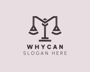 Legislative - Modern Law Justice Scale logo design