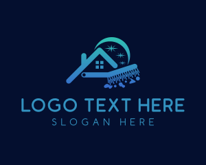 Cleaning - Cleaning Housekeeping Brush logo design