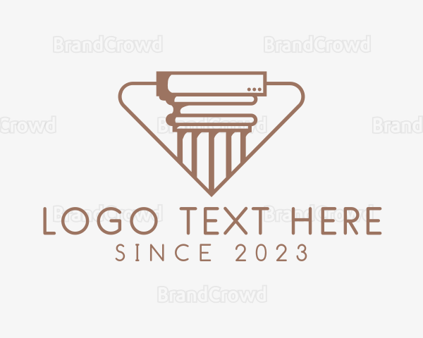 Architecture Concrete Column Logo