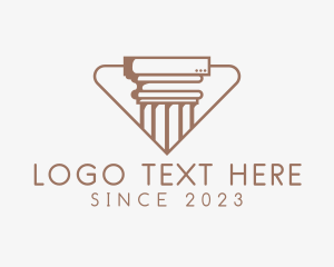 Silhouette - Architecture Concrete Column logo design