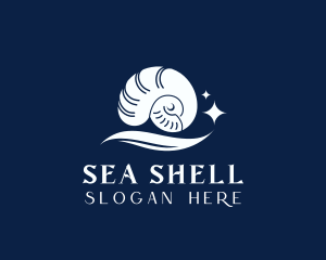 Shell - Sea Shell Wave logo design