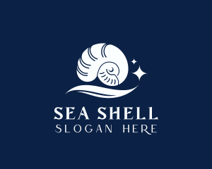 Sea Shell Wave logo design