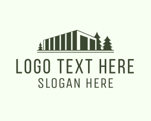 Barn - Pine Tree Warehouse logo design